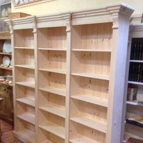 Victorian Style Triple Bookcase