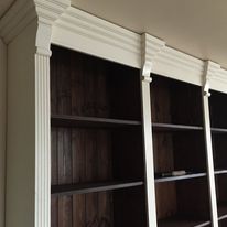 Victorian Style Triple Bookcase