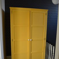 Shaker Style Wardrobe - Half Hanging/Half Shelves