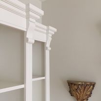 Victorian Style Breakfront Bookcase