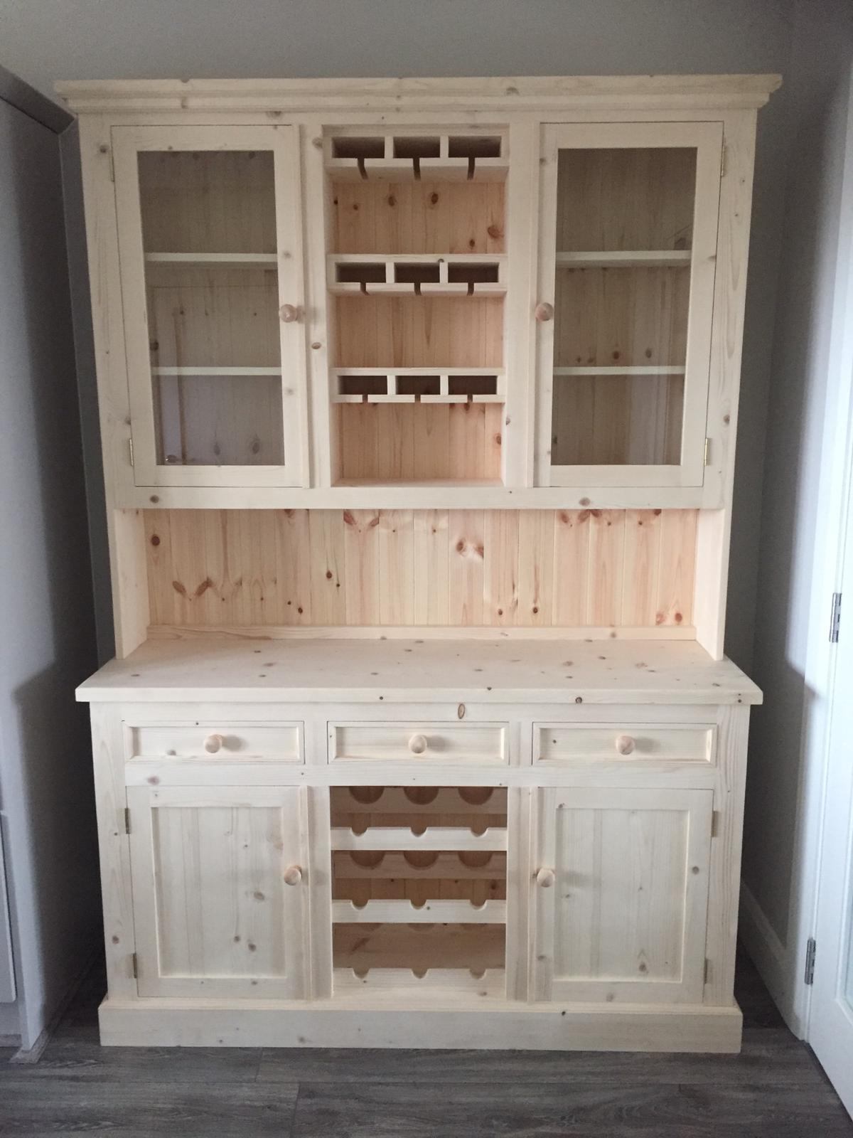 Kitchen Dresser - Half Glazed Top