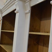 Victorian Style Breakfront Bookcase