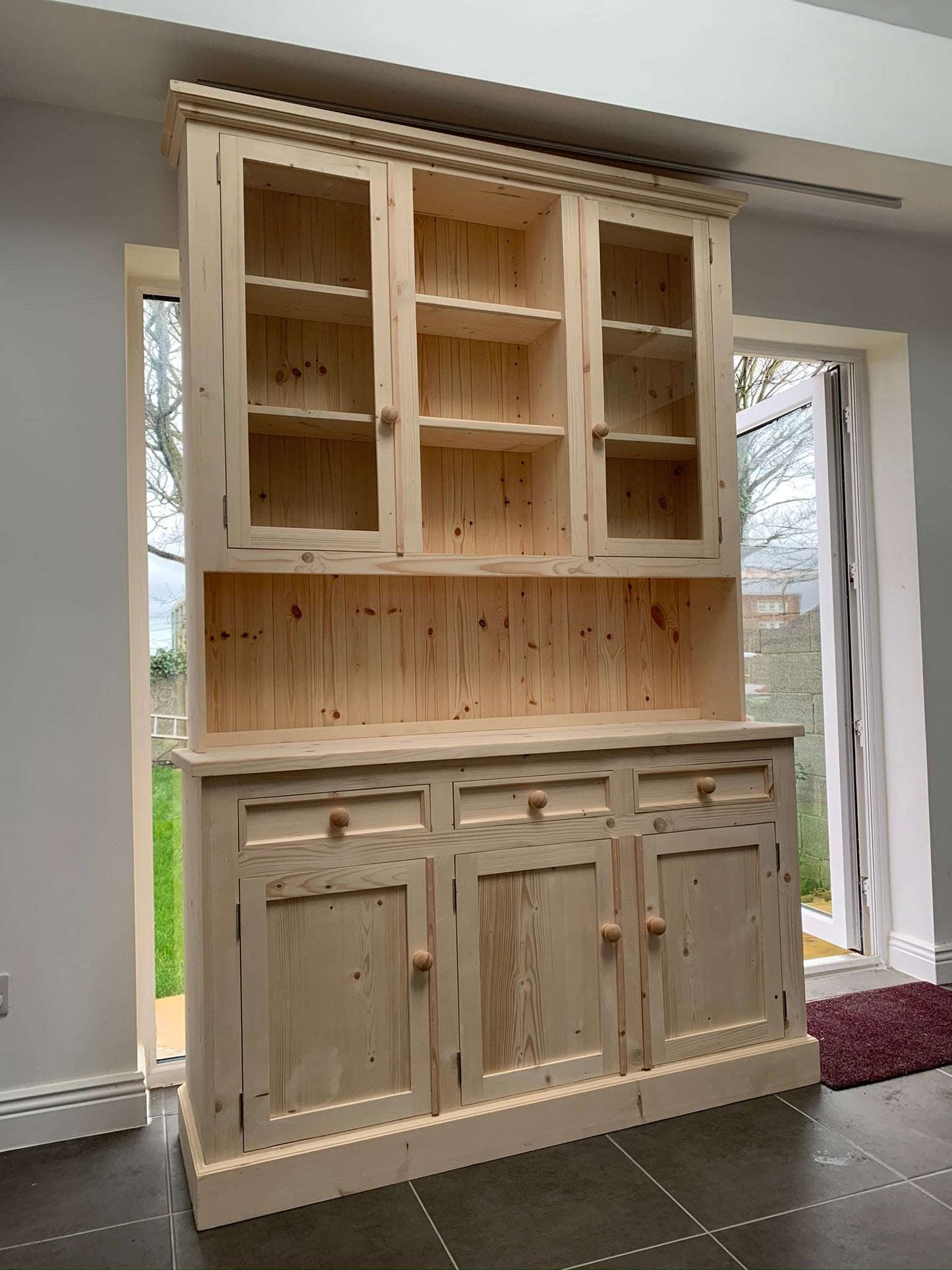 Kitchen Dresser - Half Glazed Top