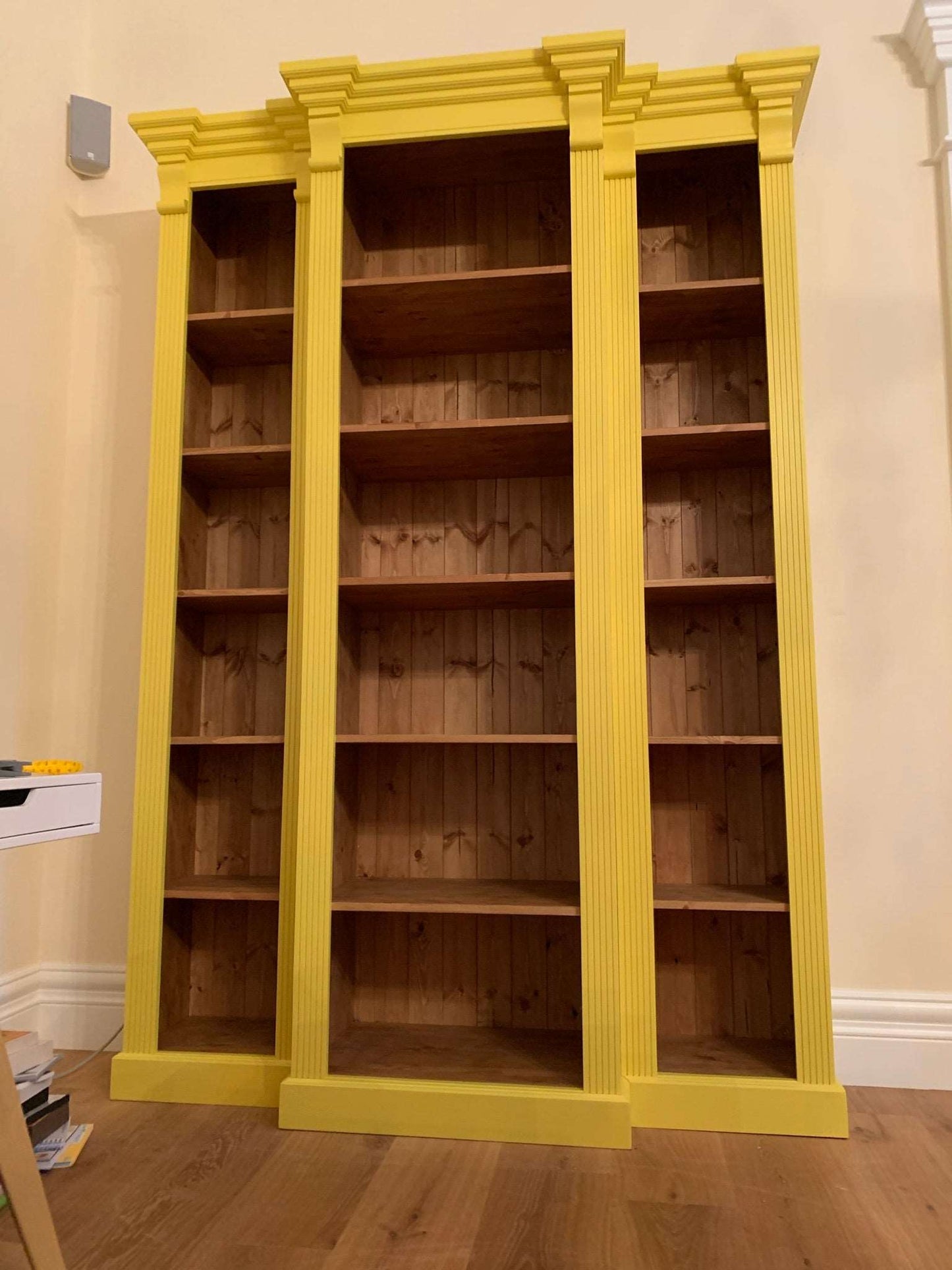 Victorian Style Breakfront Bookcase