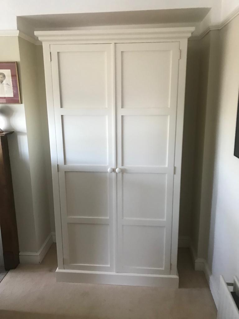 Shaker Style Wardrobe - Half Hanging/Half Shelves