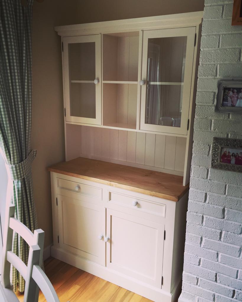 Kitchen Dresser - Half Glazed Top