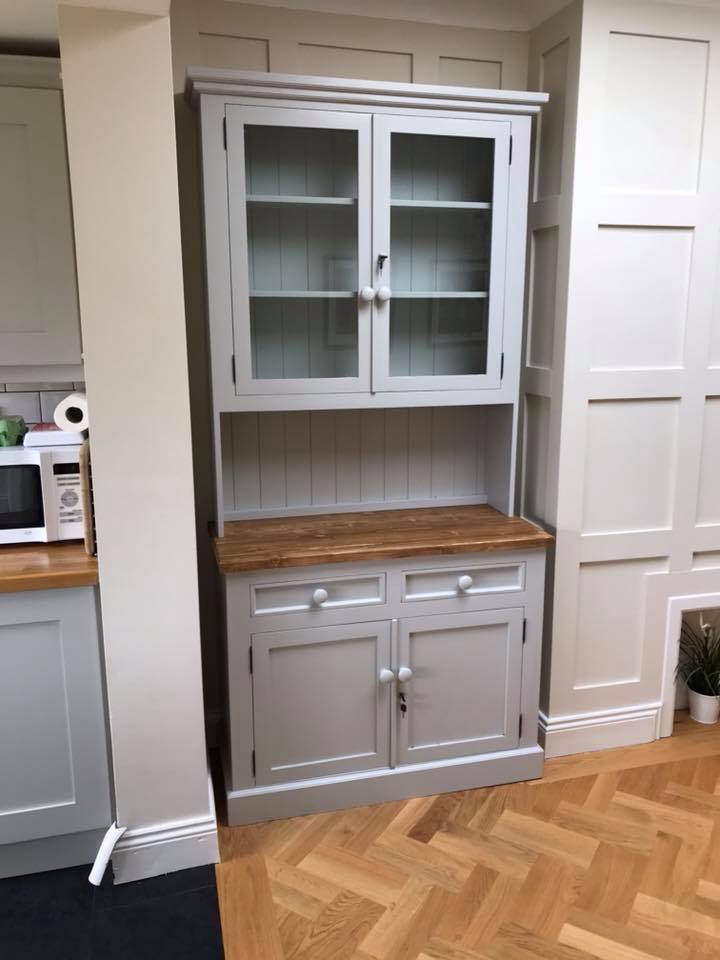 Kitchen Dresser - Half Glazed Top