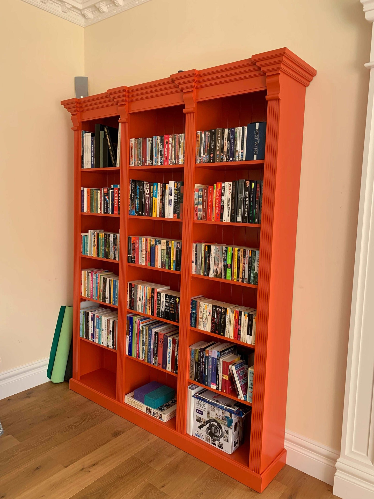 Victorian Style Triple Bookcase