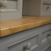 Kitchen Dresser -  Glazed doors with drawers on top
