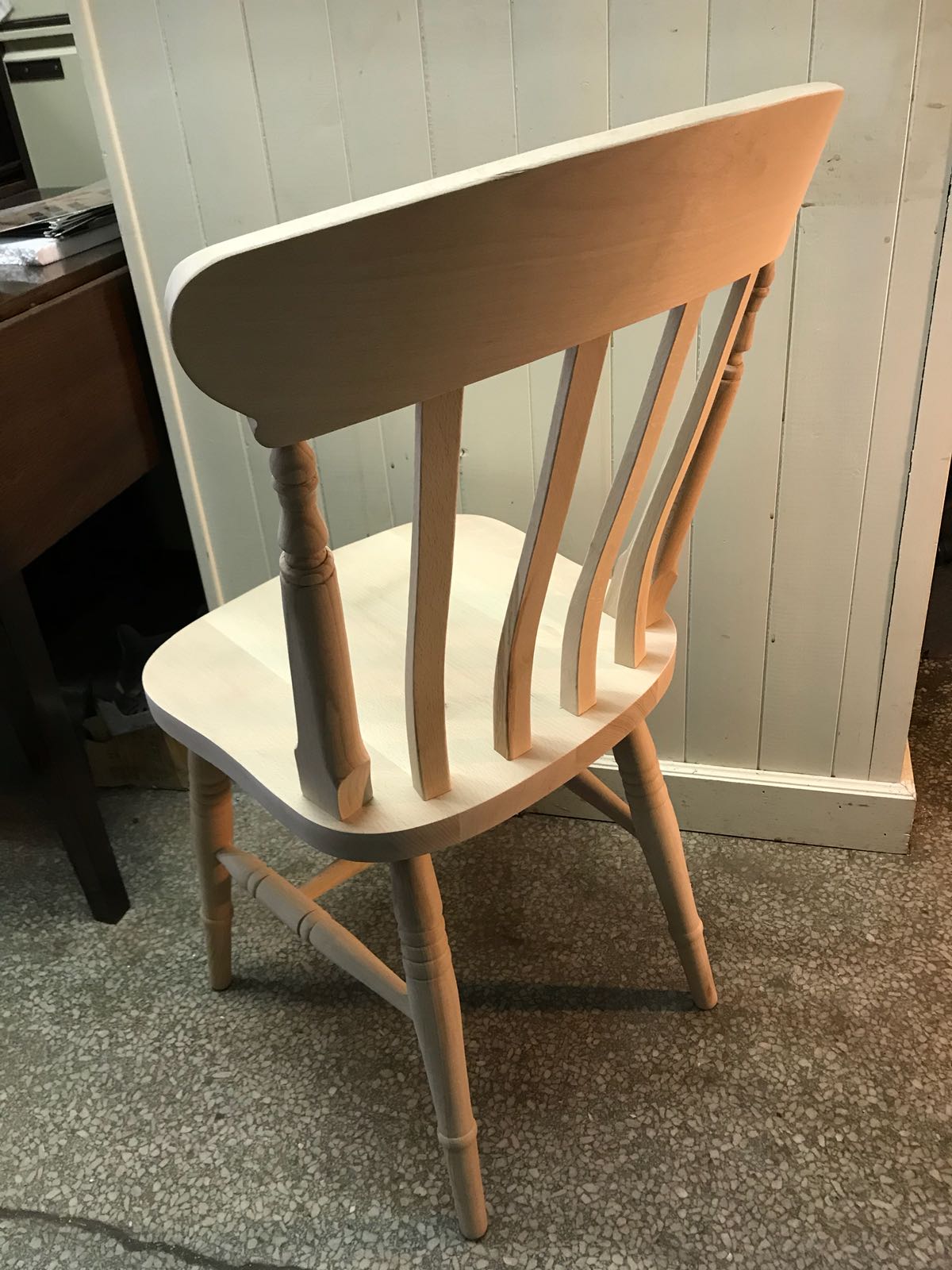 Farmhouse Lath Back Kitchen Chair