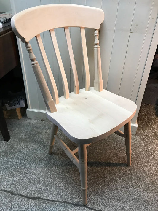 Farmhouse Lath Back Kitchen Chair