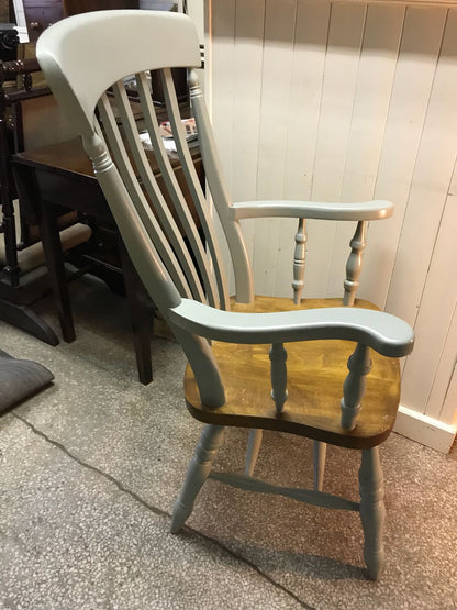 High back grandad chair.