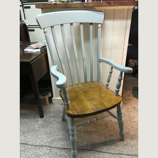High back grandad chair.